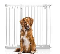 Bettacare Extra Tall Elite Dog Gate, 98cm - 107cm, Matt White, Extra Tall 100cm in Height, Pressure Fit Pet Gate for Dog and Puppy, Pet and Dog Barrier, Easy Installation