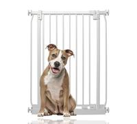 Bettacare Extra Tall Elite Narrow Gate, 65.5cm-74.5cm, White, Pressure Fit | One metre high, no drilling, one-handed opening, double locking, auto-close, stay-open feature, optional one-way restrictor.