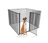Bettacare Extra Tall Pet Pen, 144cm x 144cm, Black, 105cm High, Dog Pen for Pets, Dogs and Puppies, Dog Playpen suitable for Indoor and Outdoor use, Easy Installation