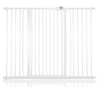 Bettacare Extra Tall Pressure Installed Premium Pet Gate, 134.2cm - 141.8cm, White, Pressure Fit Stair Gate for Dog, Safety Barrier for Puppy, Easy Installation