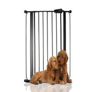 Bettacare Extra Tall Pressure Installed Premium Pet Gate, 68.5cm - 75cm, Matt Black, Pressure Fit Stair Gate for Dog, Safety Barrier for Puppy, Easy Installation