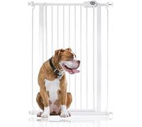 Bettacare Extra Tall Pressure Installed Premium Pet Gate, 68.5cm - 75cm, White, Pressure Fit Stair Gate for Dog, Safety Barrier for Puppy, Easy Installation