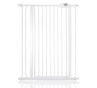 Bettacare Extra Tall Pressure Installed Premium Pet Gate, 82.4cm - 90cm, White, Pressure Fit Stair Gate for Dog, Safety Barrier for Puppy, Easy Installation