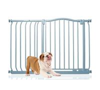 Bettacare Matt Finish Curved Top Dog Gate (107cm - 116cm, Grey)