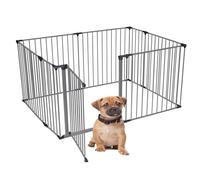 Bettacare Pet Pen, 105cm x 144cm, Grey, 70cm High, Dog Pen for Pets, Dogs and Puppies, Dog Playpen suitable for Indoor and Outdoor use, Easy Installation