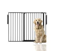 Bettacare Premium Extra Tall Multi Panel Flexible Dog Barrier, Up To 128Cm Wide, Black, 105Cm Tall