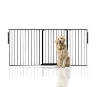 Bettacare Premium Extra Tall Multi Panel Flexible Dog Barrier, Up To 200Cm Wide, Black, 105Cm Tall