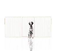 Bettacare Premium Extra Tall Multi Panel Flexible Dog Barrier, up to 226cm Wide, White, 105cm Tall, Dog Barrier for Pets Dogs and Puppy, Puppy Barrier suitable for Indoor and Outdoor use