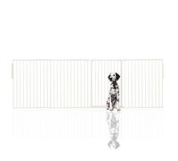 Bettacare Premium Extra Tall Multi Panel Flexible Dog Barrier, Up To 298Cm Wide, White, 105Cm Tall