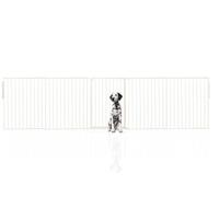 Bettacare Premium Extra Tall Multi Panel Flexible Dog Barrier, Up To 370Cm Wide, White, 105Cm Tall