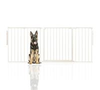 Bettacare Premium Multi Panel Flexible Pet Barrier, up to 200cm Wide, White, 70cm High, Dog Barrier for Pets Dogs and Puppy, Puppy Barrier suitable for Indoor and Outdoor use, Easy Installation
