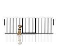 Bettacare Premium Multi Panel Flexible Pet Barrier, Up To 226Cm Wide, Black, 70Cm High