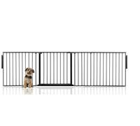 Bettacare Premium Multi Panel Flexible Pet Barrier, Up To 272Cm Wide, Black, 70Cm High