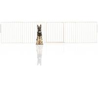 Bettacare Premium Multi Panel Flexible Pet Barrier, up to 344cm Wide, White, 70cm High, Dog Barrier for Pets Dogs and Puppy, Puppy Barrier suitable for Indoor and Outdoor use, Easy Installation