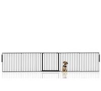 Bettacare Premium Multi Panel Flexible Pet Barrier, Up To 370Cm Wide, Black, 70Cm High