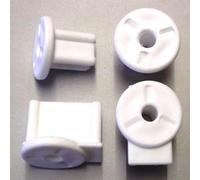Bettacare Range of Stair Gates Spare Fitting Packs and End Covers (Bettacare Auto Close End Covers Extra Narrow White)