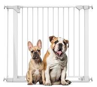 Bettacare Safestep Dog Gate, White, 103Cm - 110Cm, Extra Low Walkthough, 81Cm Extra Wide Doorway, Extra Wide Pet Gate