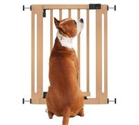 Bettacare Wooden Elegance Dog Gate, Natural, 63Cm - 71Cm, Pressure Fit Pet Gate For Puppy, Dog And Pet, Easy Installation