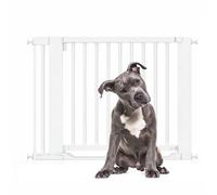 Bettacare Wooden Heritage Flat Step Dog Gate, White, 105Cm - 113Cm