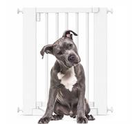 Bettacare Wooden Heritage Flat Step Dog Gate, White, 63Cm - 71Cm