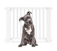 Bettacare Wooden Heritage Flat Step Dog Gate, White, 95cm - 103cm