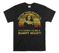 Bette Davis Fasten Your Seatbelts It's Going to Be A Bumpy Night Vintage T-Shirt, Movies Quote Unisex Tshirt Black