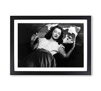 Bette Davis Framed Print | A2 Oak Framed Wall Art | Ready to Hang | Modern Nature Picture | Living Room Bedroom Lounge Office