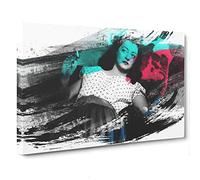 Bette Davis V2 Canvas Print | Gallery Wrapped 30mm Frame Wall Art | 30x20 inches | Ready to Hang | Modern Picture | Living Room Bedroom Lounge Office