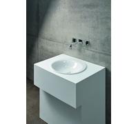 Bette Vanity Washbasin Lux Oval GlazePlus Without Hole 500x500x100mm Graphite