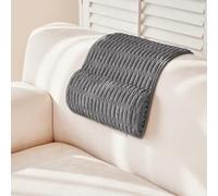 BETTELOOM Headrest and Support Pillow,Recliner Pillow for Neck, Head, or Foot for Office or Massage Chairs, Neck Pain Relief and Cervical Support. Nonslip, Zipped Cover. (Gray, 5.5" Wx13 Lx3 H)