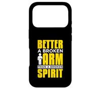 Better a broken arm than a broken spirit - Broken Arm Case for iPhone 17 Pro