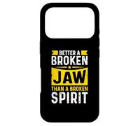 Better a broken jaw than a broken spirit - Broken Jaw Case for iPhone 17 Pro