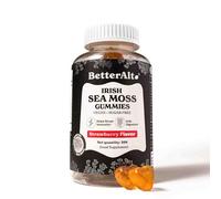 Better Alt Irish Sea Moss Gummies | Strawberry Flavor | Lab-Tested for Purity | Supports Immune Health & Energy | 1-Month Pack