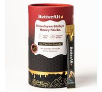 Better Alt Pure Himalayan Shilajit Cinnamon Honey Sticks with Organic Honey | Easy to Consume Shilajit| 30 Sticks for Energy Boost & Immune Support, 85+ Trace Minerals, 75%+ Fulvic Acid