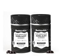Better Alt Pure Himalayan Shilajit Gummies with 100% Shilajit |High Potency Gold Grade| 60 Gummies for Energy Boost & Immune Support, 75%+ Fulvic Acid| Travel Friendly - Tamarind Flavor (Pack of 2)
