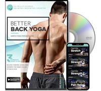 Better Back Yoga - Gentle Yoga To Prevent and Alleviate Chronic Back Pain | 2 Part System To Help You Feel Better, Move Better, and Live Better | Comes With A Bonus 10 Min Routine For Immediate Relief