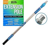 Better Boat Telescoping Pole Extendable Pole Deck Brush 3/4" Universal End Paint Roller Mop Cleaning Handle Extension Rod (3.5-6 Foot)