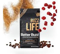 Better Buzz Life Blend Medium Roast Whole Bean Coffee (Buzz Life) 12oz.