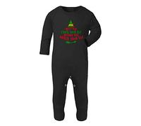 Better Check Your elf Before You Wreck Your elf [BCX] Baby Romper Jumpsuit with feet, 6-12 Months, Black