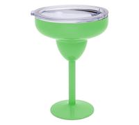 Better Dweller Vacuum-Sealed Metal Margarita Glass with Lid, Insulated Tumbler Mug, Steel Cup for Vacation, Pool, and Ice Cold Margs on the Beach (Green)