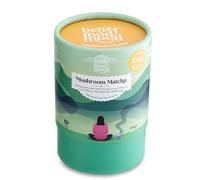 Better Food Mood Lion's Mane Mushroom Matcha Latte Powder 100g | Energy, Focus - Adaptogenic Ashwagandha Lions Mane Matcha Moringa Mushroom Blend