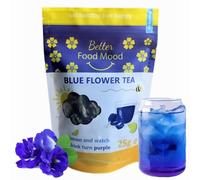 Better Food Mood Premium Blue Tea 25g | Blue & Purple Colour Changing Flower Tea | Blue Flower Tea for Blue Cocktails, Latte | Rich in Antioxidants