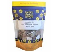 Better Food Mood Sleep Tea Rose Chamomile & Lavender Tea | 15 Tea Bags | No Caffeine | Relax and Calm Your Senses