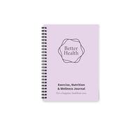 Better Health - Exercise, Nutrition & Wellness Journal - Stay healthy with our handy, simple tracking charts - A5 size with 104 undated pages - For A Happier, Healthier Life (Lilac)