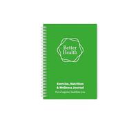Better Health - Exercise, Nutrition & Wellness Journal - Stay healthy with our handy, simple tracking charts - A5 size with 104 undated pages - For A Happier, Healthier Life (Green)