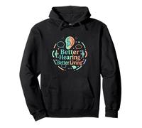 Better Hearing Living Awareness Design Pullover Hoodie