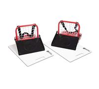 Better Hockey Extreme Sauce Combo Double - Backyard Games - Training Aid for Saucer Passing - Trick Shot Kit - Mini Goal Holds up to 40 Pucks - Shooting Pad Simulates the Feel of Real Ice