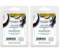 Better Homes and Gardens Scented Wax Cubes 2.5oz 2-Pack (Salted Coconut Mahogany)