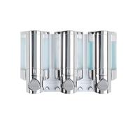 Better Living Aviva Three Chamber Dispenser, Chrome