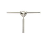 Better Living Products 17620 Deluxe XL Shower Squeegee, 12-Inch Silicone Blade, Brushed Nickel